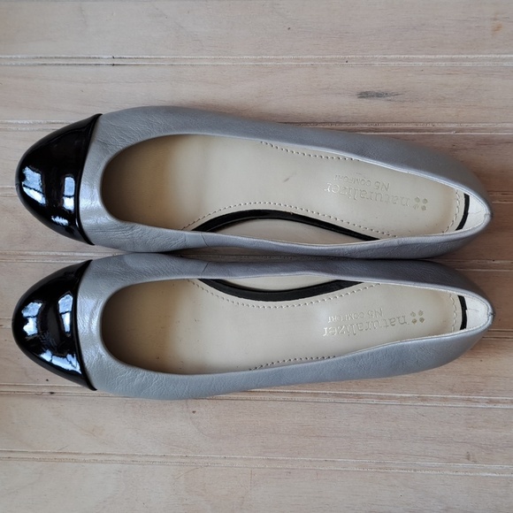 New Naturalizer Ballet Flats N5 Comfort Leather Tap Toe Round Toe Classy Appause - Picture 1 of 9